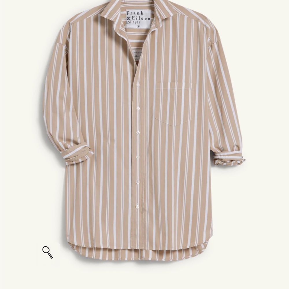 NWT Frank & Eileen Multi Sand Striped Women’s Shirt